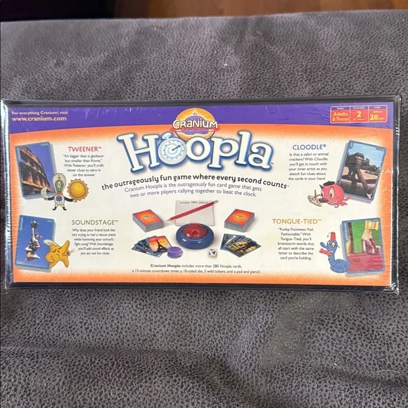 NEW SEALED Cranium Hoopla Game - 2002 - Picture 2 of 4